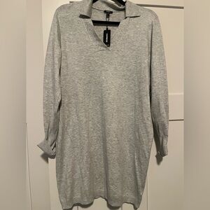 Express Heather Gray Sweater Dress